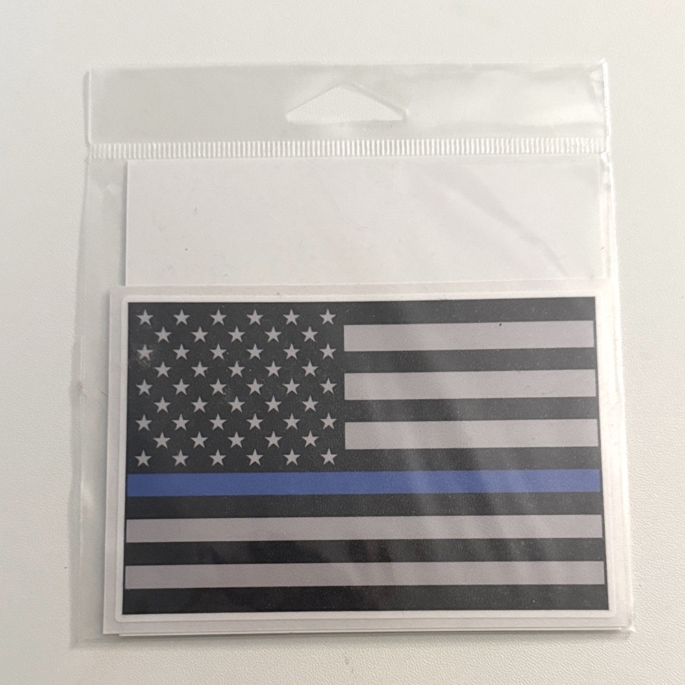 Police Flag Sticker 🚔